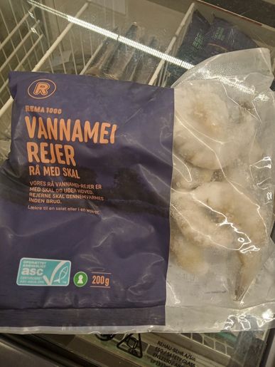 Rema 1000 Vannamei rejer