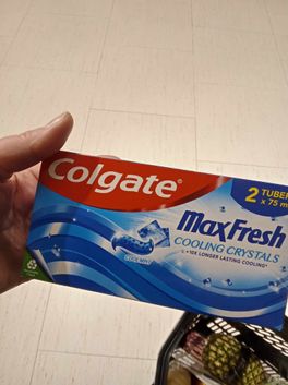 Colgate max fresh indeholder Saccharin