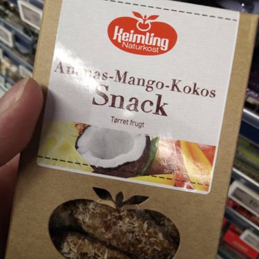 Kemifri ananas-mango-kokos snack