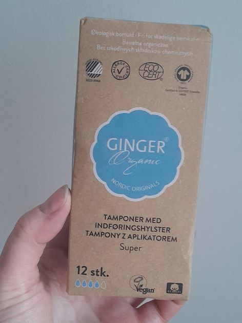 Ginger økologisk  tamponer super