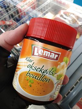 bouillon med maltodextrin og dextrose