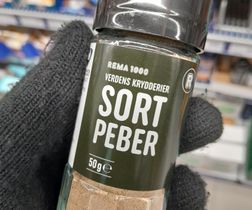 Rema 1000 sort peber