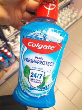 Colgate mundskyl med Saccharin