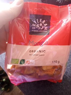 Urtekram Kemifri økologisk tørrede mango