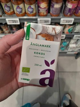 Økologisk kokoscreme