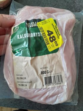 Kalkunbryst 800g 