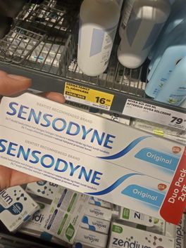 Sensodyne indeholder Saccharin